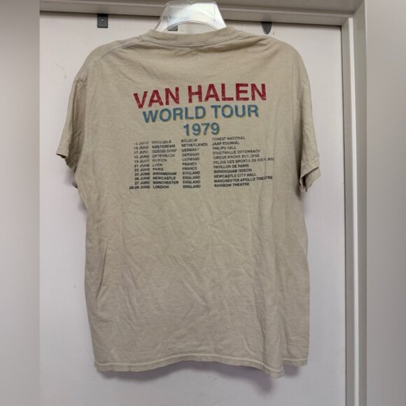 Van Halen 1979 World Tour Tshirt - size M - Picture 2 of 5